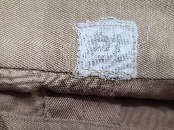 WAC Khaki Skirt Size 10 <br> (W-25" H-34")