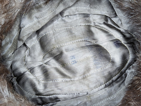 Original Rabbit Fur Hat Size 56-58