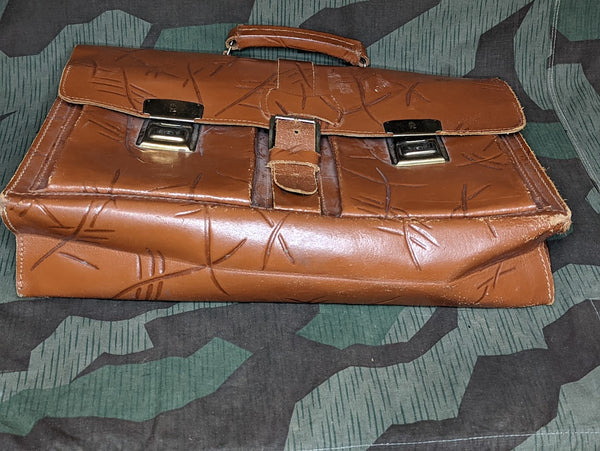 German Brown Leather Briefcase