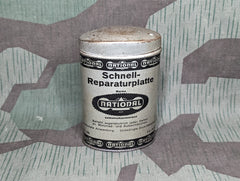 Tire Repair Tin for Cars and Motorcycles Empty