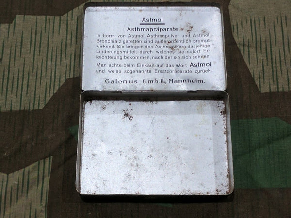 Period Astmol Asthma Cigarette Tin