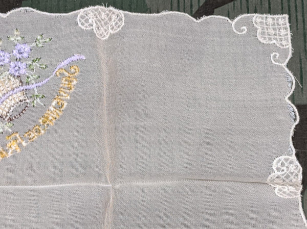 Souvenir de France Hankie
