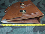 German Brown Leather Briefcase