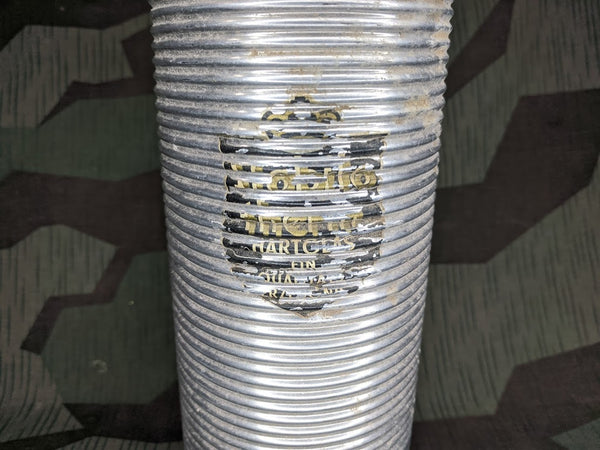 Large Glass German Thermos Blue Cup