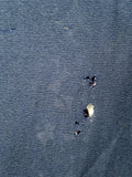 Navy Blue Dress with Trim AS-IS <br> (B-43" W-38" H-46")