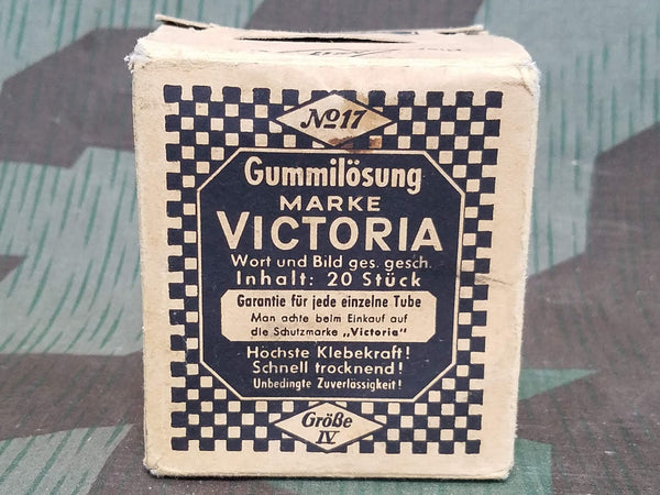 Box w/ 10 Victoria Rubber Cement Tubes