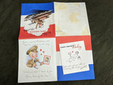 WWII US Patriotic Birthday Card for Wife