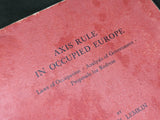 Axis Rule in Occupied Europe 1944 by Raphael Lemkin First Edition Paperback Book - The Origin of the Term "Genocide"