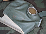 Volksgasmaske Luftschutz Gas Mask Hood Type w/ Box