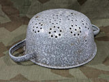 German Helmet made into a Strainer
