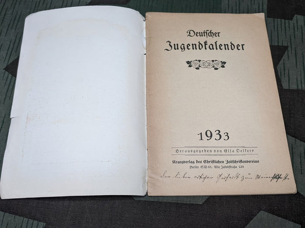 German Youth Calendar 1933