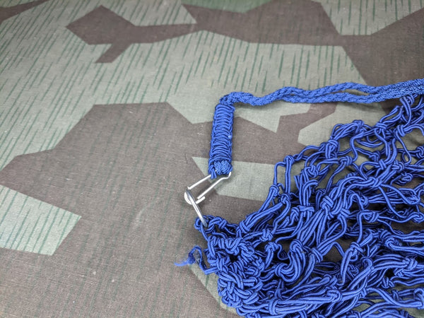 Blue Soutache Net Backpack