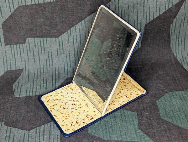 Blue Pocket Travel Mirror