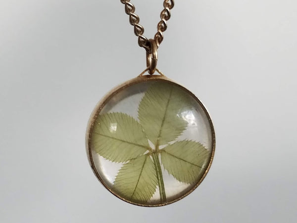 Good Luck 4-Leaf Clover Necklace
