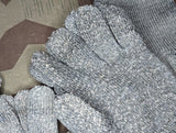 Gray Wool Gloves Economy German Reenactment Gloves