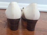 White Marine Corps / USN Bow Pump Shoes Size 10 A
