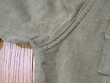 Women's OD Wool Blouse (Officer's?) <br> (B-39" W-34.5")