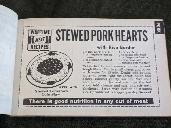US 120 War Time Meat Recipes