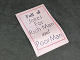 1944 "Full of Jokes for Rich Man and Poor Man" Joke Booklet
