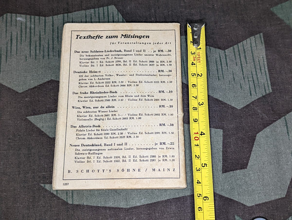 Das Neue Soldaten Liederbuch Song Book Band II