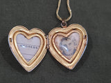 US Navy Heart Locket Necklace USN (with photo)