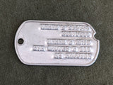 WWII U.S. Dog Tag