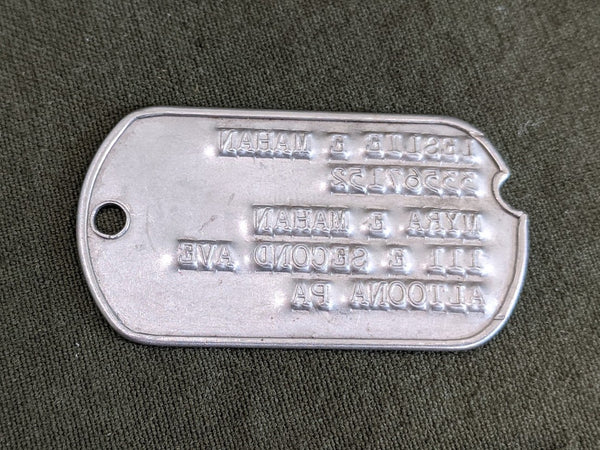 WWII U.S. Dog Tag