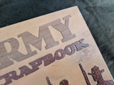 Wooden US Army Scrapbook