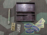 Razor in Bakelite Case with Razor Blades