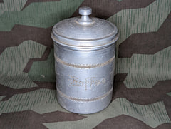 Aluminum Kitchen Kaffee Coffee Can