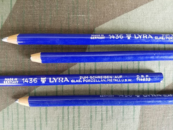 Lyra White DRP Pencil for Glass, Porcelain, Metal, Etc