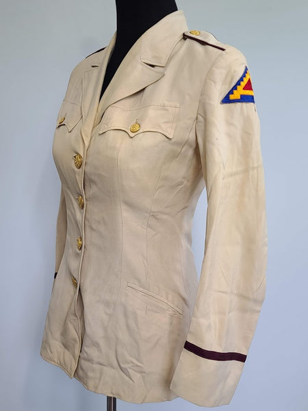 Army Nurse Beige Jacket (as-is) <br> (B-34" W-29")
