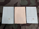 Damen Taschen Tücher 3 Hankies in Box Deutsche Wertarbiet