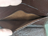 German Dark Brown Leather Wallet