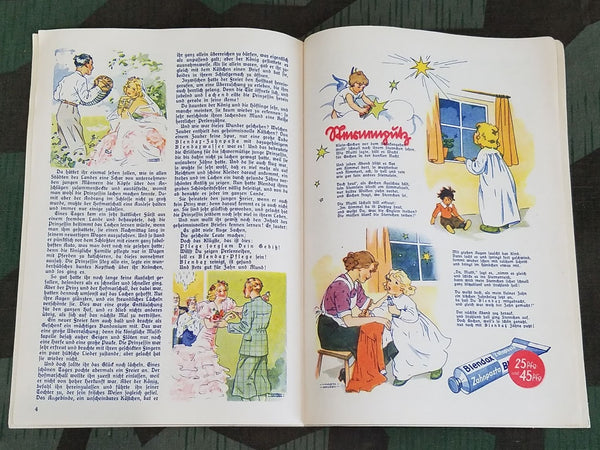 Original Blendax Toothpaste Advertisement Leaflet (Lot of 3)
