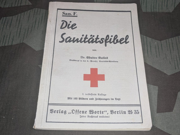 Wehrmacht Die Sanitätsfibel Medic Training Manual