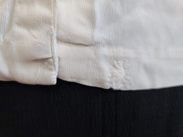 White Blouse and Black Skirt Outfit <br> (B-36" W-28" H-36")