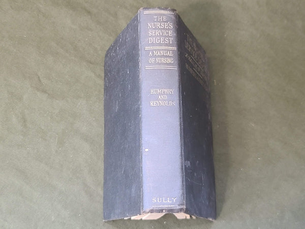 The Nurse's Service Digest Book 1919