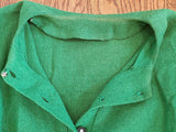 Green Short Sleeve Dress <br> (B-37" W-26" H-37")