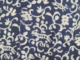Blue and White Animal Novelty Print Dress <br> (B-47" W-37" H-44")