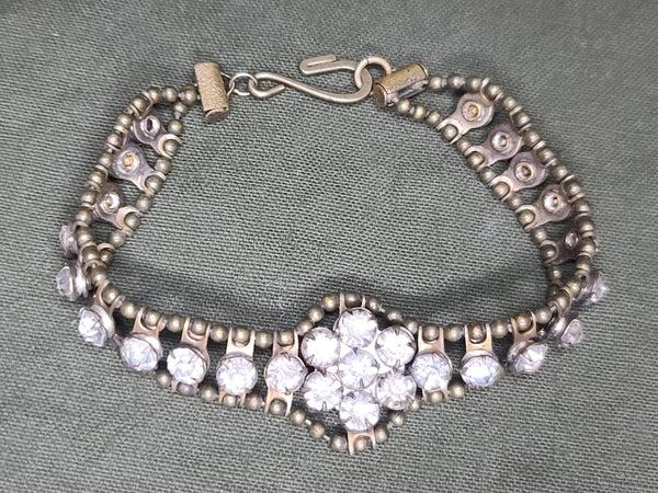 Art Deco Rhinestone Bracelet