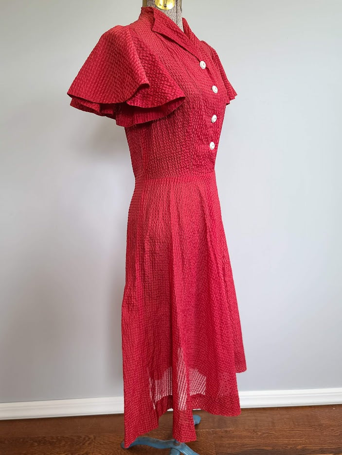 Vintage seersucker sales dress
