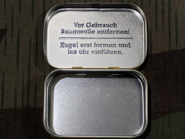 Ohropax Earplug Tin w/ Ear Plugs