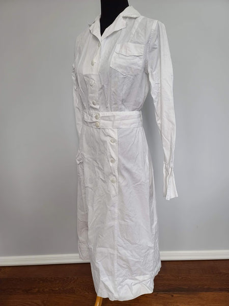NNC Navy Nurse Hospital Work Dress & Belt <br> (B-40" W-29" H-38")
