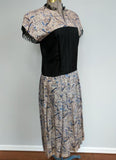 Aztec Novelty Print Dress <br> (B-34" W-28" H-37")
