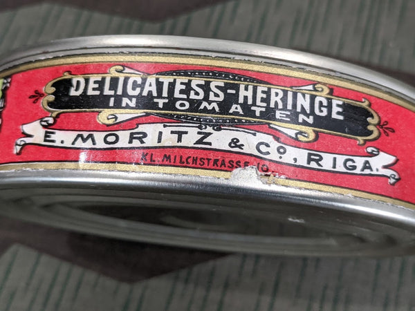 Herring in Tomato Sauce Sardine Tin Original Label