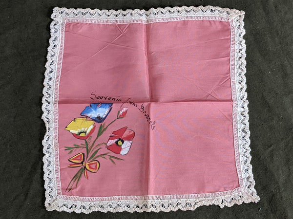Lot of 2 Belgium Hankies