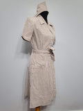 ANC Seersucker Hospital Dress and Cap <br> (B-36" W-28" H-38")