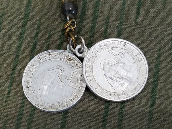 German Virgin Mary Religious Charm Rosary