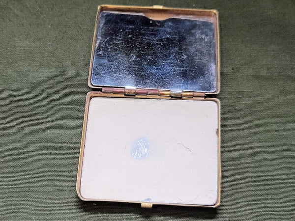 Small Green Art Deco Compact Annette